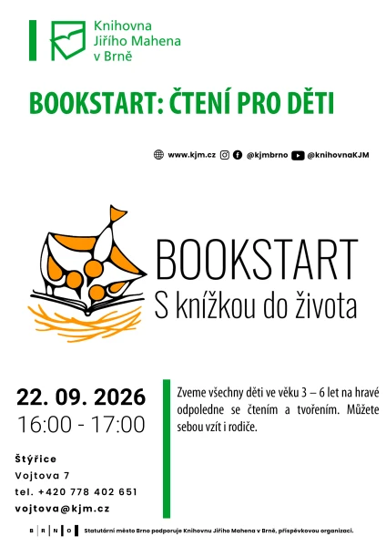 Akce KJM: Bookstart: Čtení pro děti