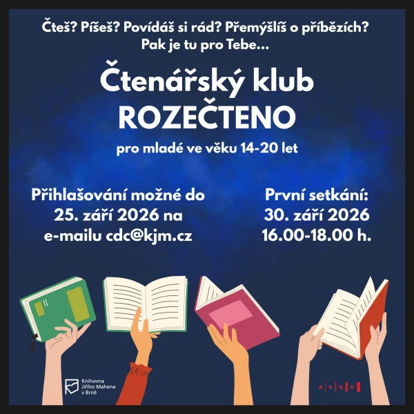 Akce KJM: Čtenářský klub ROZEČTENO