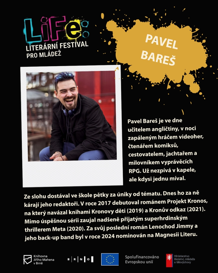 Akce KJM: Pavel Bareš: O psaní a hraní
