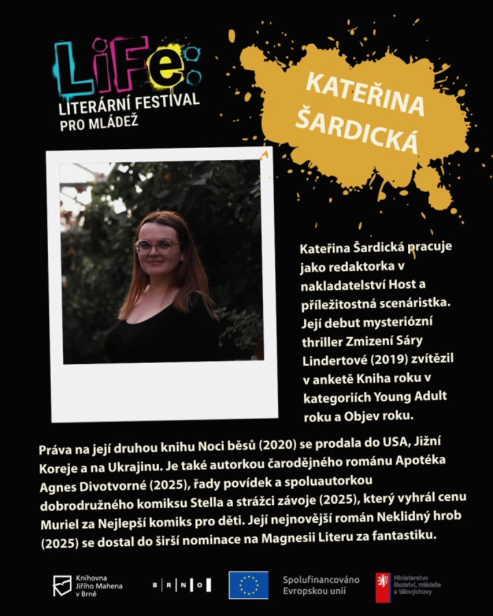 Akce KJM: Kateřina Šardická: Jak se dělá Young adult kniha