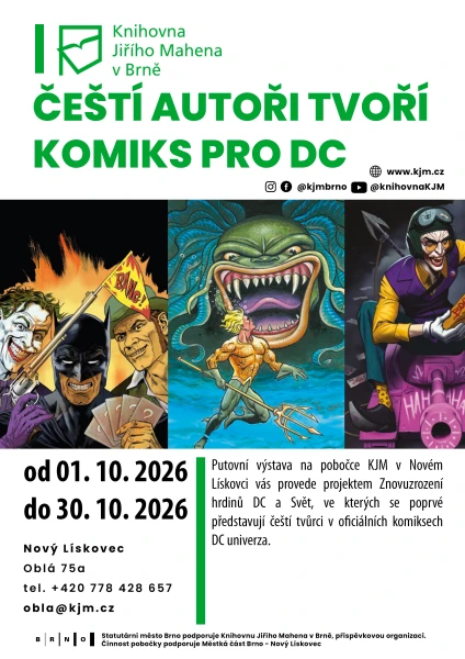 Akce KJM: Výstava: Čeští autoři tvoří komiks pro DC