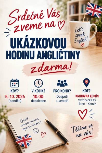 Akce KJM: Lehká angličtina – ukázková hodina