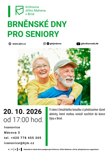 Akce KJM: Čtenářský kroužek: Brněnské dny pro seniory