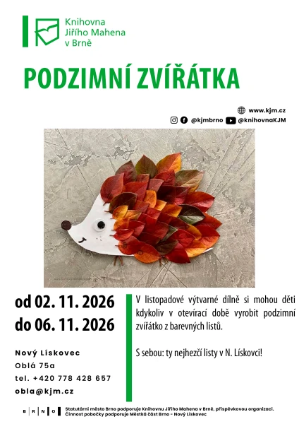 Akce KJM: Podzimní zvířátka