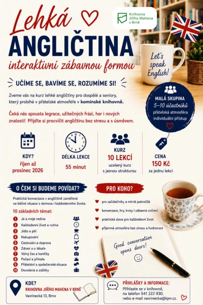 Akce KJM: Lehká angličtina – ukázková hodina