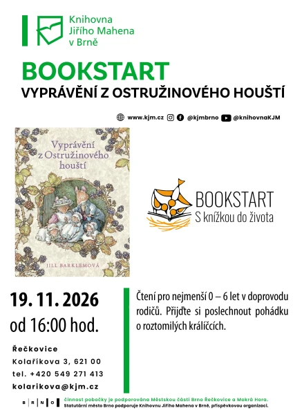 Akce KJM: Bookstart: Vyprávění z ostružinového houští