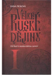 Kniha Velké ruské dějiny z knihovny Jiřího Mahena