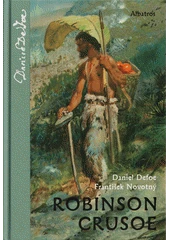 Kniha Robinson Crusoe z knihovny Jiřího Mahena