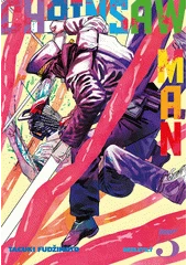 Kniha Chainsaw man z knihovny Jiřího Mahena