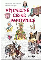 Kniha Výjimečné české panovnice z knihovny Jiřího Mahena