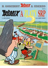 Kniha Asterix a zlatý srp z knihovny Jiřího Mahena