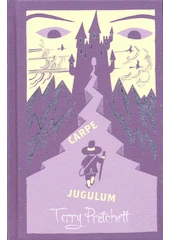 Kniha Carpe jugulum z knihovny Jiřího Mahena