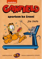 Kniha Garfield sportem ke žraní z knihovny Jiřího Mahena