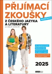 Kniha Přijímací zkoušky nanečisto z knihovny Jiřího Mahena