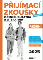 Kniha Přijímací zkoušky nanečisto z českého jazyka a literatury pro žáky 9. ročníků ZŠ z knihovny Jiřího Mahena