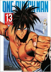 Kniha One-Punch Man z knihovny Jiřího Mahena