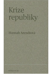 Kniha Krize republiky z knihovny Jiřího Mahena