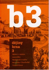 Kniha Dějiny Brna z knihovny Jiřího Mahena