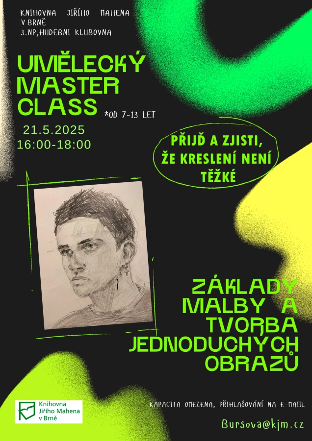 Akce KJM: Masterclass: základy malby a tvorba jednoduchých obrazů