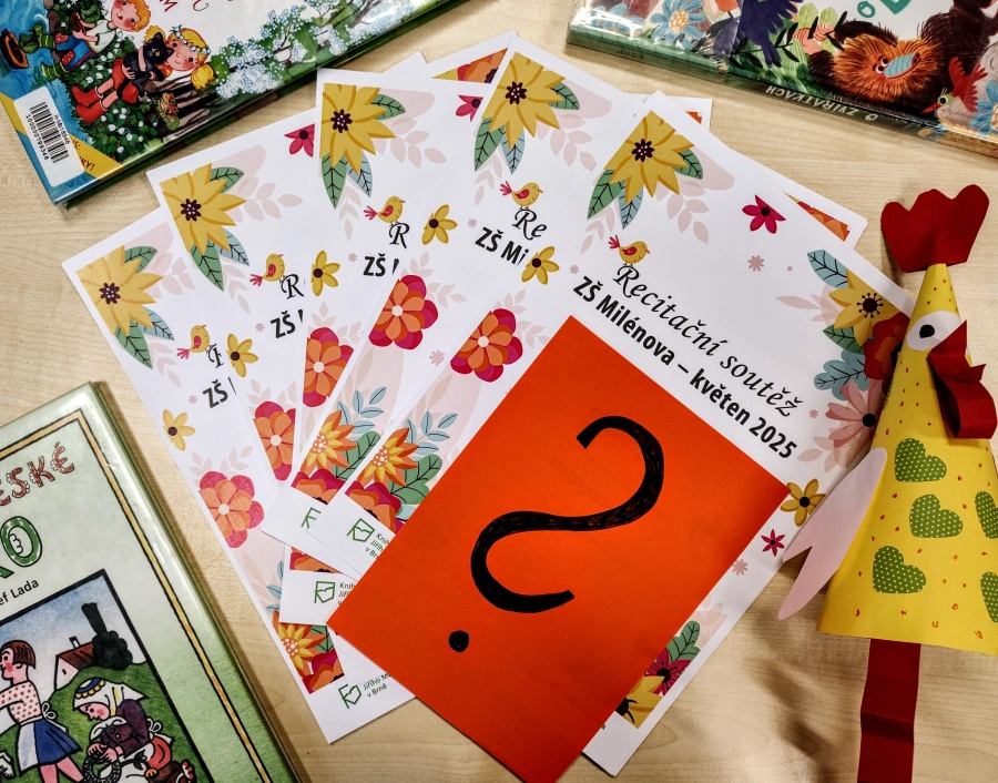 Akce KJM: Recitační soutěž ZŠ Milénova – velké finále