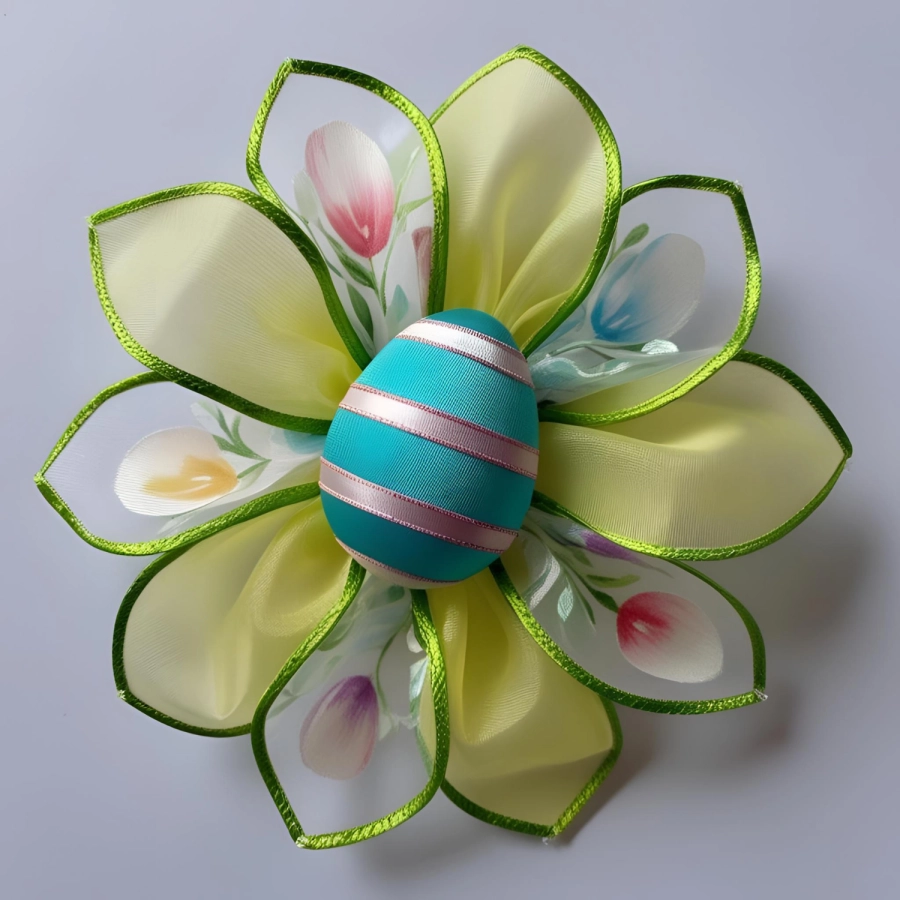 Akce KJM: Velikonoční dekupáž nebo látková květina z organzy, případně s látkou