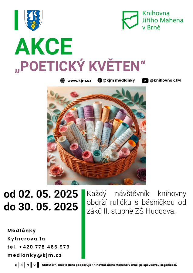 Akce KJM: Poetický květen: básničky v ruličce