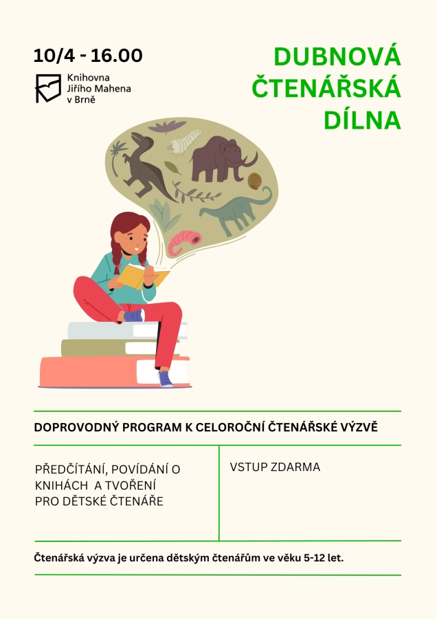 Akce KJM: Dubnová čtenářská dílna – Historie a minulé události