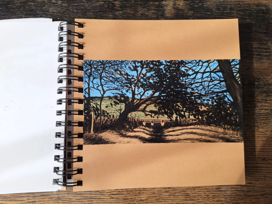 Akce KJM: Vernisáž k výstavě obrazů Krajinou ve skicáku