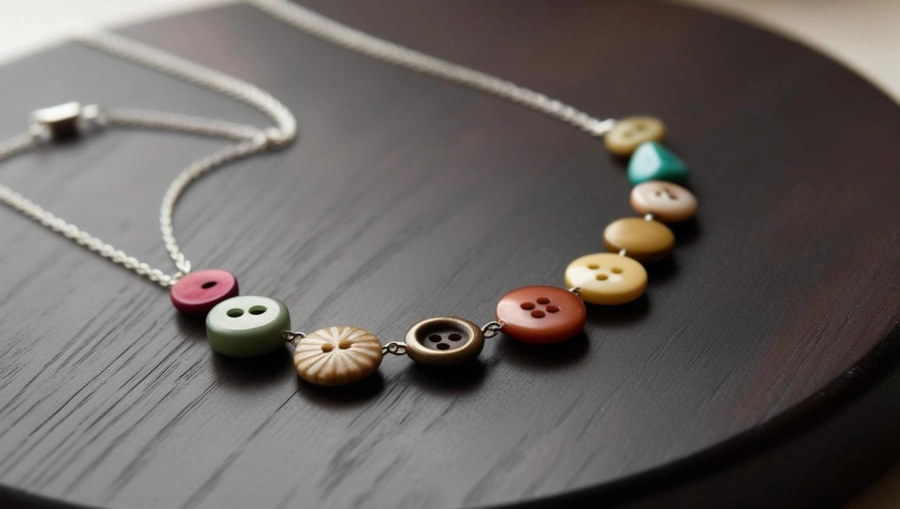 Akce KJM: Náhrdelník z knoflíků