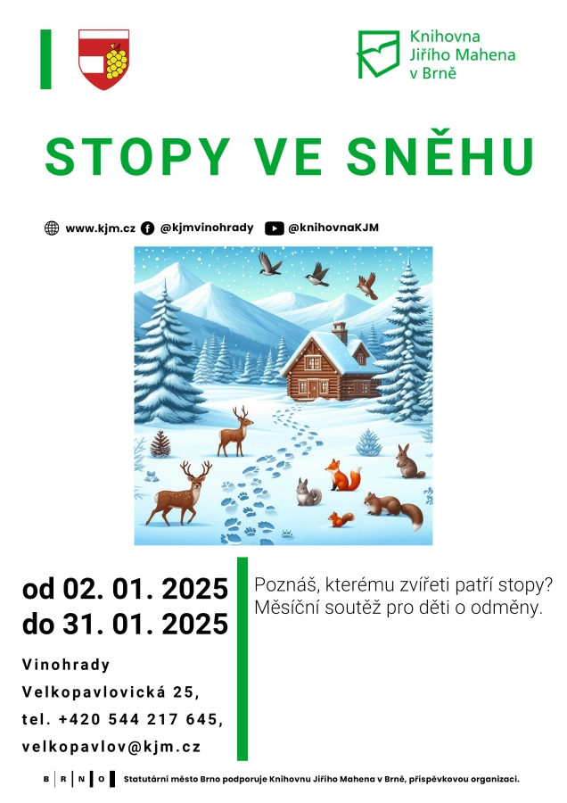 Akce KJM: Stopy ve sněhu