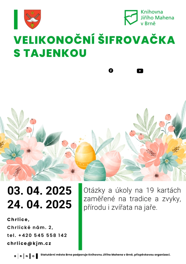 Akce KJM: Velikonoční šifrovačka s tajenkou