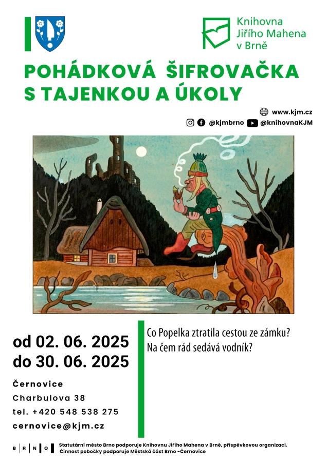 Akce KJM: Pohádková šifrovačka s tajenkou a úkoly