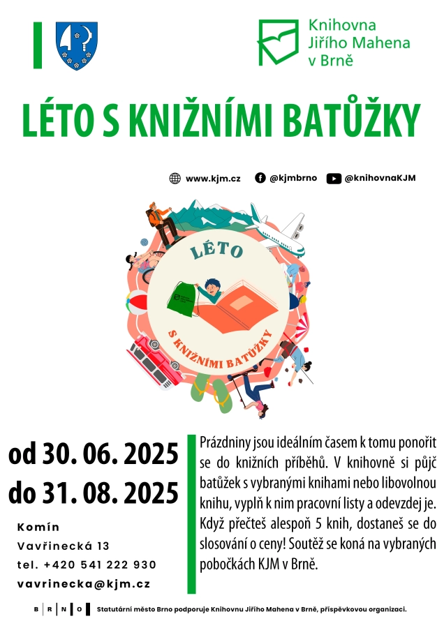 Akce KJM: Léto s knižními batůžky