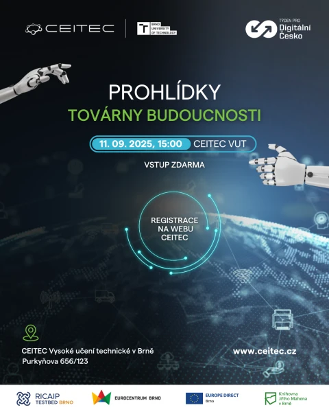 Akce KJM: Týden pro Digitální Česko: Prohlídka továrny budoucnosti