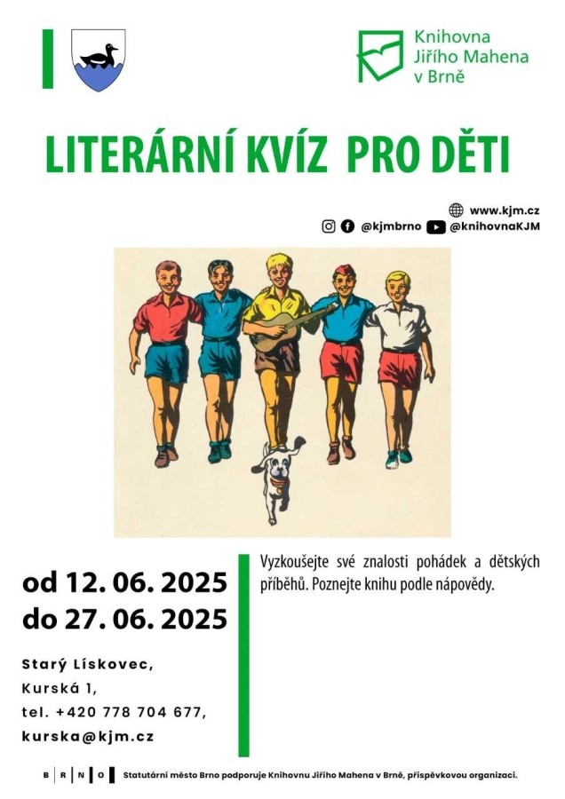 Akce KJM: Literární kvíz pro děti