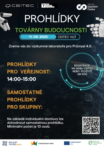 Akce KJM: Týden pro Digitální Česko: Prohlídka továrny budoucnosti